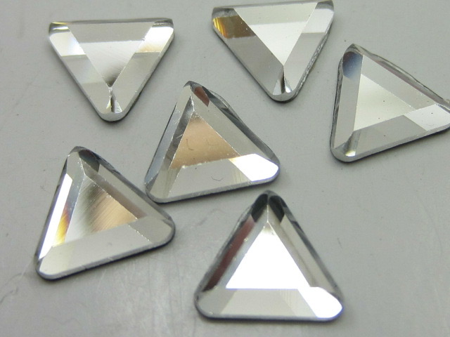 36 pcs. 6mm TRIANGLE CRYSTAL HOTFIX European Rhinestones